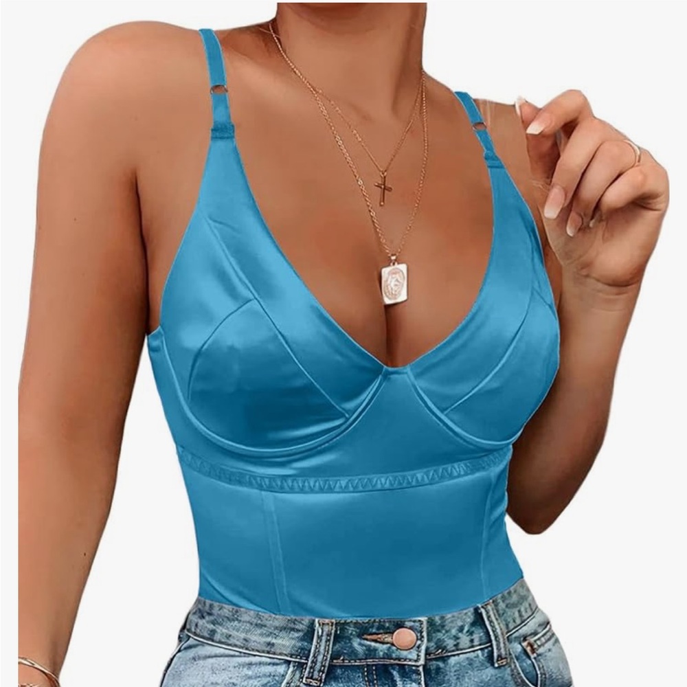 New Sexy Neon Corset Bodysuit